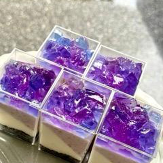紫陽花ケーキ