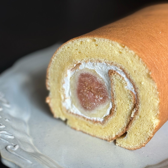 いちじくのロールケーキ