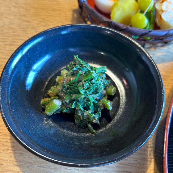 春菊の胡桃和え