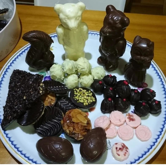 ココアトリュフとホワイトトリュフ
