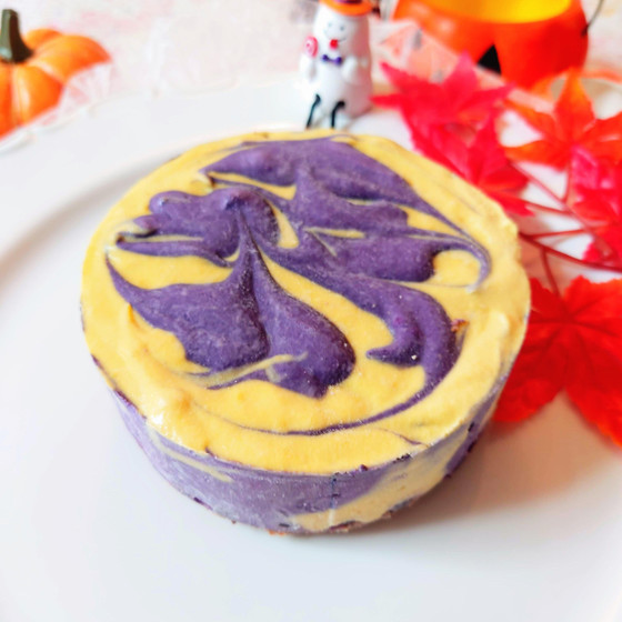 ハロウィンマーブルケーキ