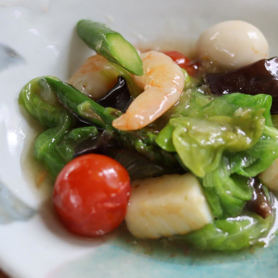 季節のお野菜で、いろどり豊かなおうち中華 ♪