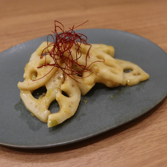 レンコンのオイスターソース炒め