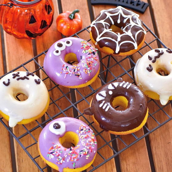 🎀いとおかしプティ🎀 かぼちゃのハロウィンドーナツ🎃