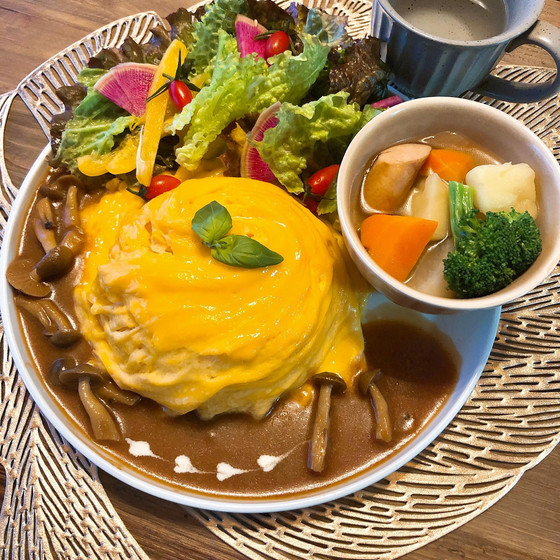 ドレスドオムライスのワンプレート
