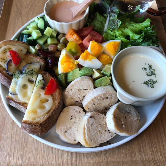 鶏ハムワンプレート