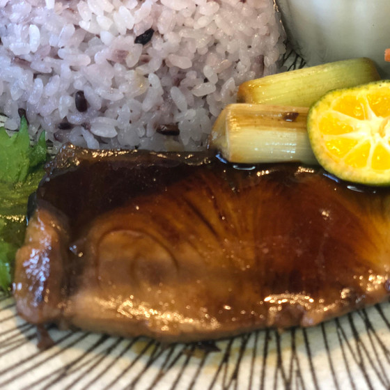 ぶりの照り焼き