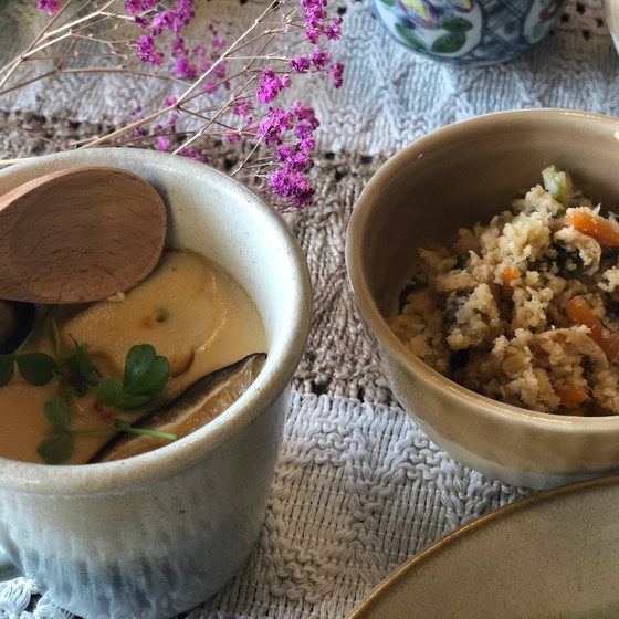 簡単茶碗蒸し
五目おから