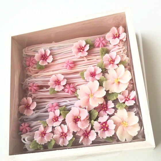 空花オリジナル　あんこのおはぎ箱　桜