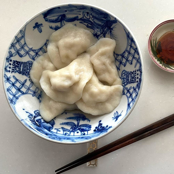 2月はおうち中華を　水餃子は皮から手作りします