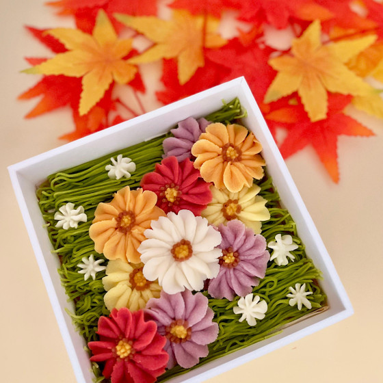あんこのお花　秋のふわふわお団子BOXレッスン