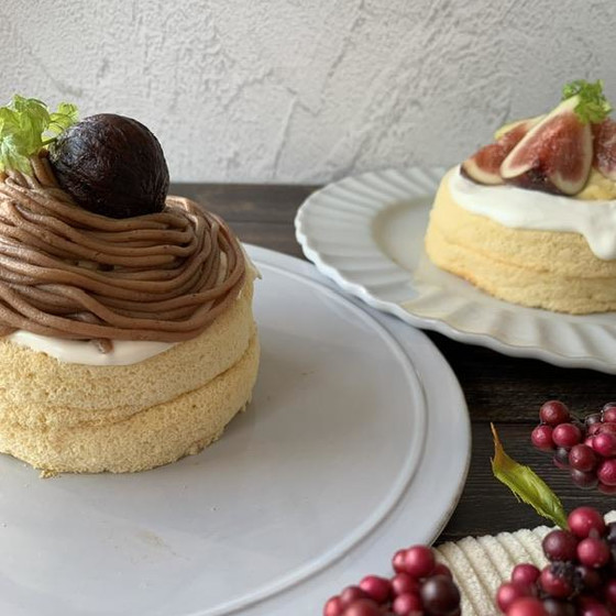 米粉スフレパンケーキ風