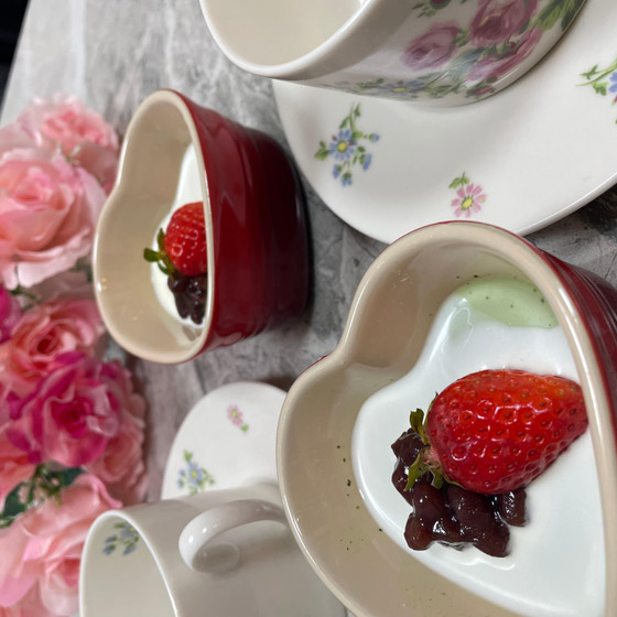 お持ち帰り用! お抹茶のババロア✖️4コ