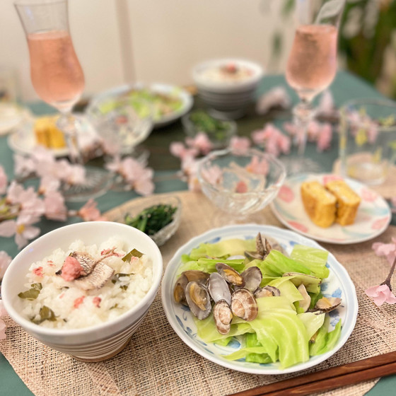 桜の頃のお料理レッスン