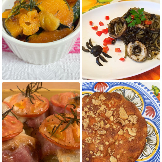 ハロウィンなカボチャレシピがいっぱい🎃イタリア料理フルコースレッスン