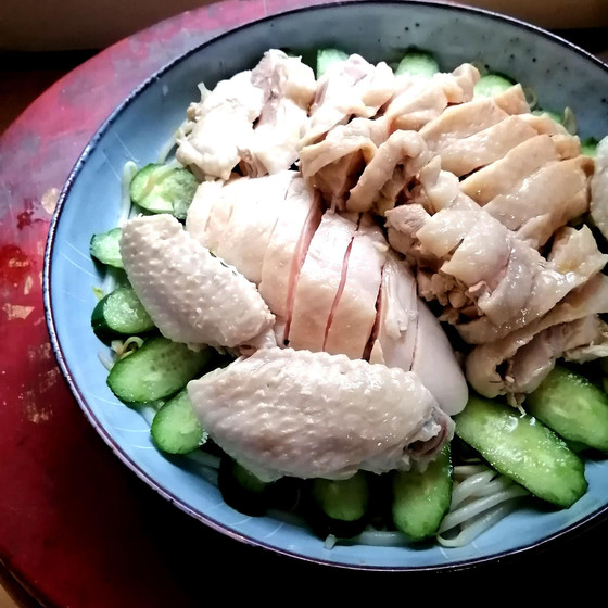 丸鶏から作る本場の海南チキンライスの会