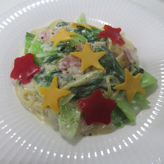 クリームパスタ