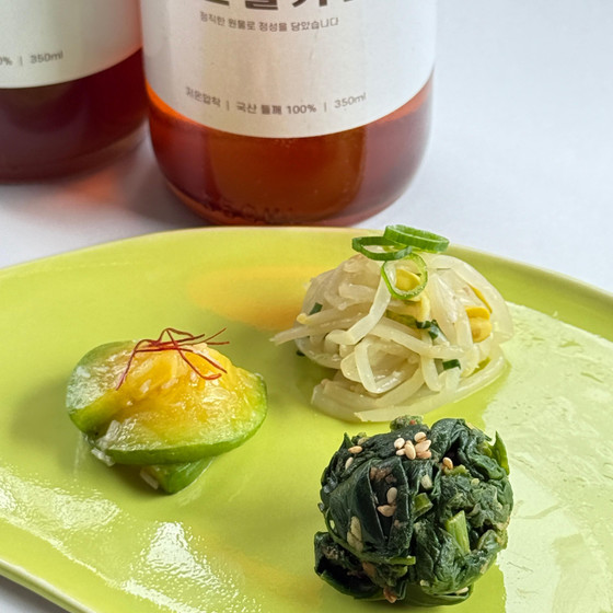 韓国の【本物】調味料体験 ＋ 発酵ナムル（3種）の作り方