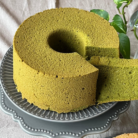 米粉抹茶シフォン