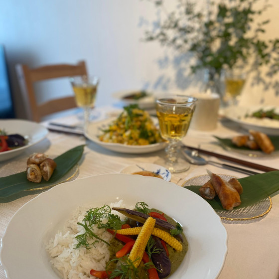 ペーストから作る！本格グリーンカレーレッスン