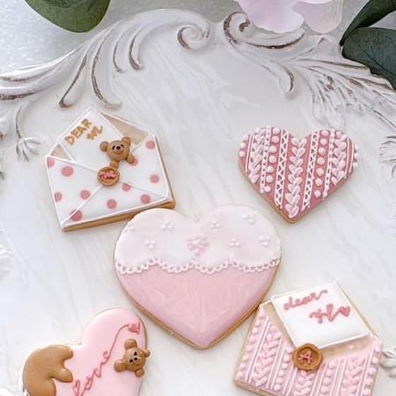 ハートとラブレターでバレンタインアイシングクッキー』 (2026年2月14