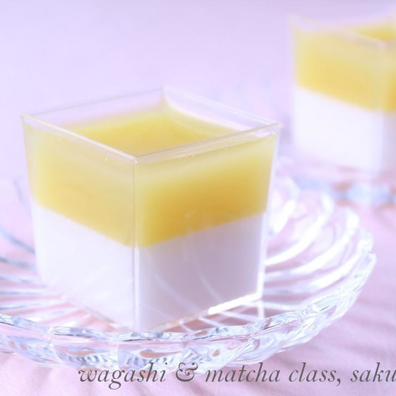 【７月限定】抹茶わらびもち「夏木立」＆寒天菓子「レモン檸檬」を作ろう♪