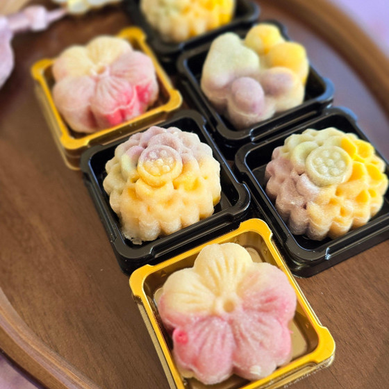 初心者OK｜手ぶらで作れる韓国スイーツ｜雪花アイス月餅レッスン（仙台）