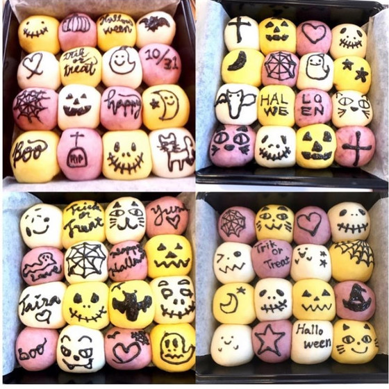 お家で作れる】「ハロウィンのカラフルちぎりパン」の作り方（からきた