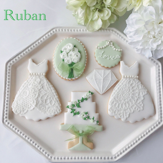 アイシングクッキー・スイーツデコレーション　Ruban