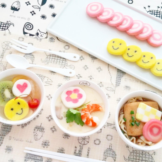 [和食絵巻] 飾り巻き寿司＆べこもちデコもち