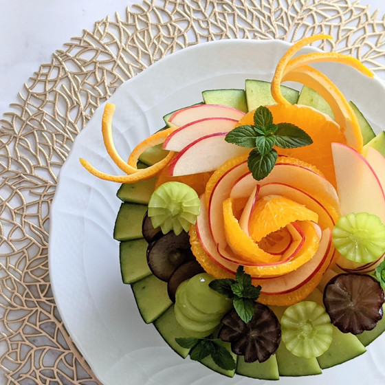 フルーツカッティング教室　Fruits Decoration