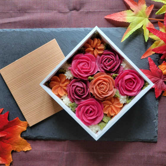 あんこのお花のお菓子教室　花散里