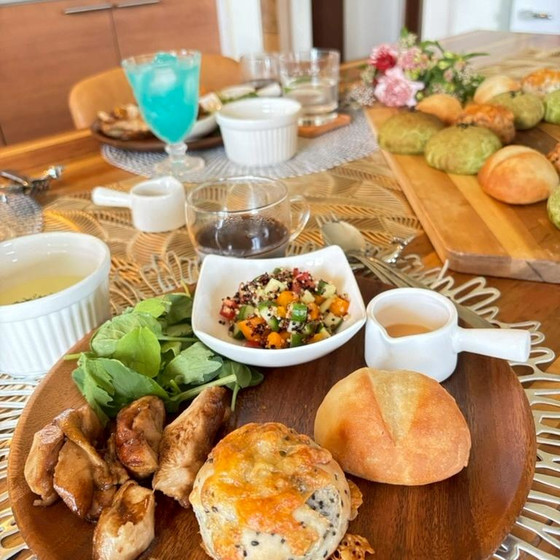 生米パンと小麦パンの教室　パンのmimi　