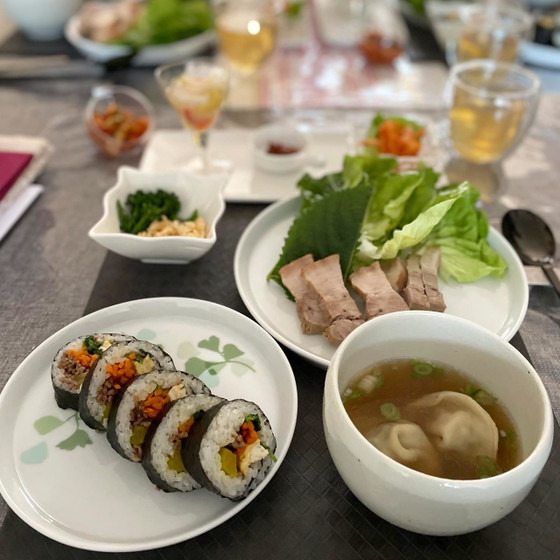 ロンドンのおうちごはんと韓国ごはん