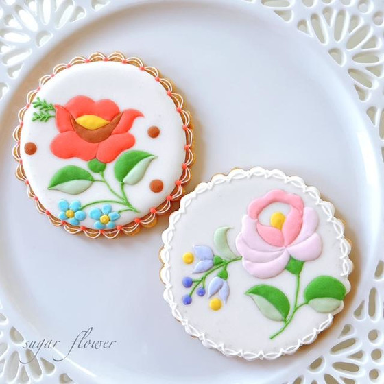 アイシングクッキーとお菓子の教室　sugar flower