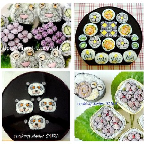 選≫飾り寿司◇ＪＳＩＡ3・2級◇あじさい・カエル・かたつむり