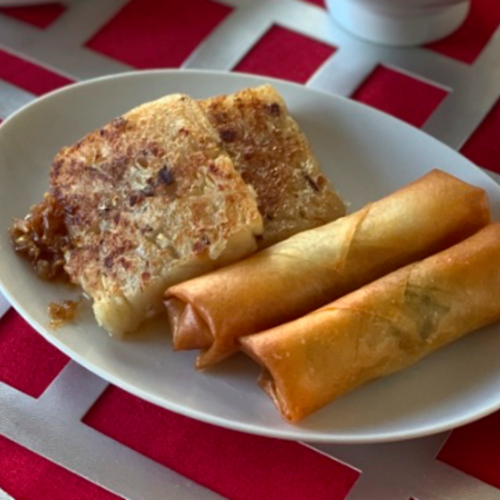 春巻 & 大根餅レッスン