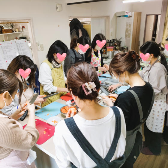 みんなで作業