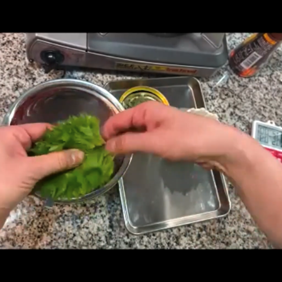 手元もお見せしながら作ります