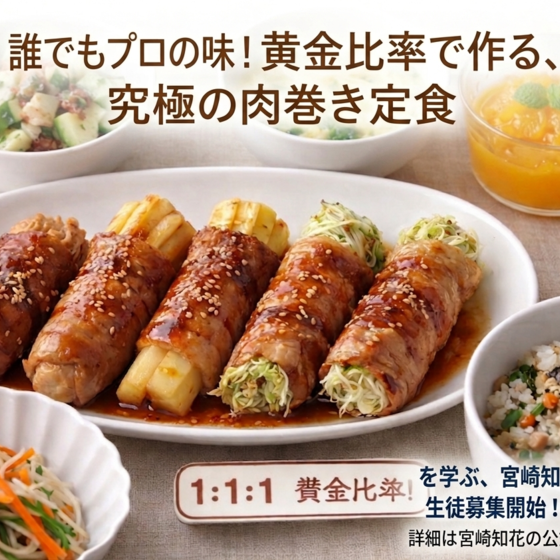 【料理】「巻くだけで“料理上手”に見える✨ 　肉巻きマスター講座」