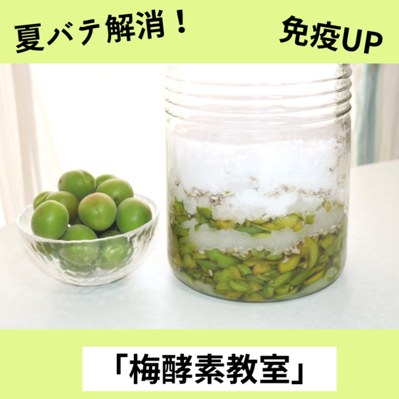 美味しくって夏バテ知らず！梅酵素教室