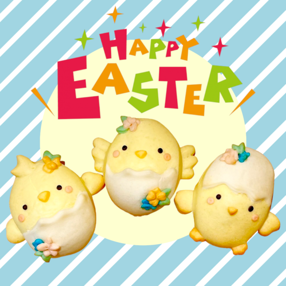 イースターeggのヒヨコパン作り（まき・はやさか）