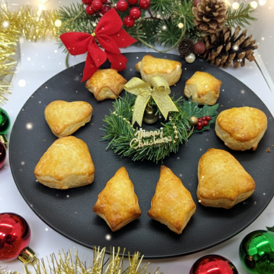 クリスマス特別レッスン🎄天然酵母シュトーレンとノエルパン♪　今年のクリスマスは手作りの天然酵母パンで彩りませんか♬