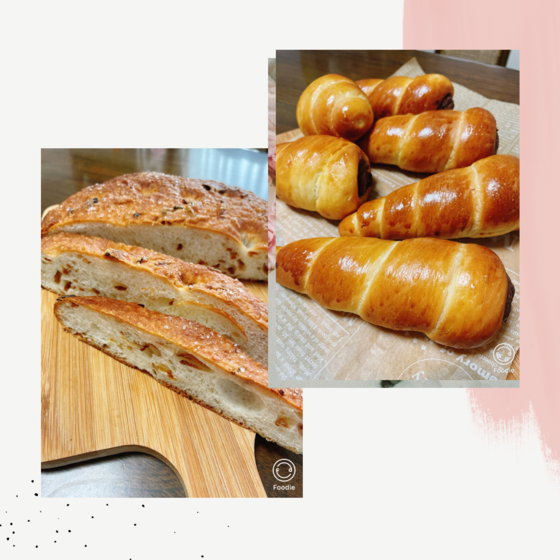 チョココルネ＆ポテトフォカッチャ