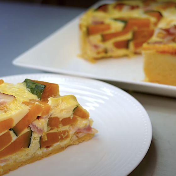 【12月】ひろこぱんと『フライパンでカボチャのキッシュ 』を作っておしゃべり会しましょう♪