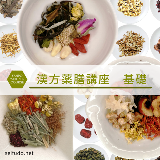 Seifudo 漢方薬膳講座 基礎