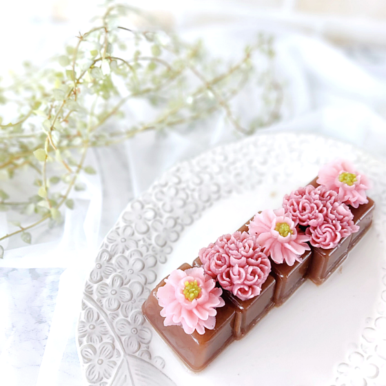 お菓子とお花絞りレッスン