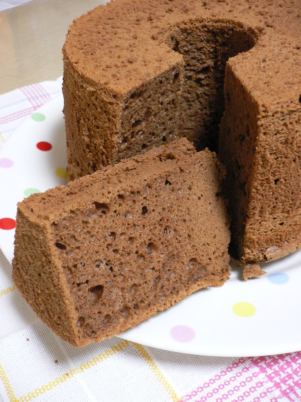 チョコ味しっかりシフォン