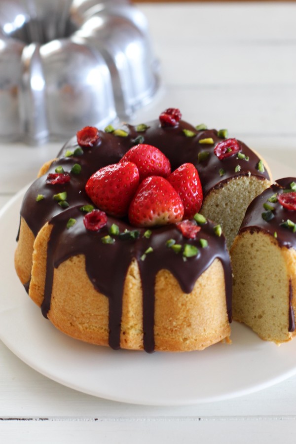 ピスタチオのリースケーキ
