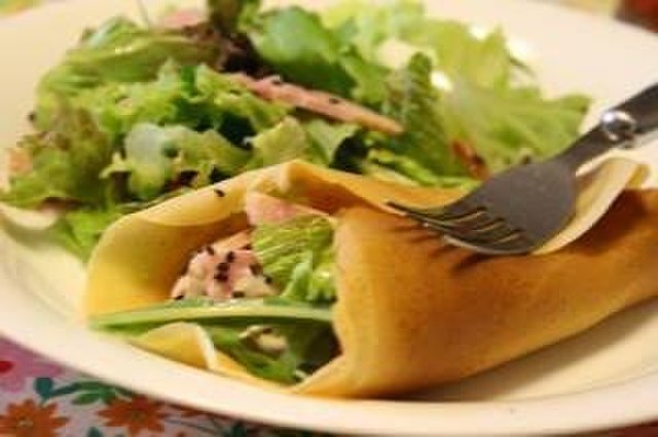 野菜のクレープ
